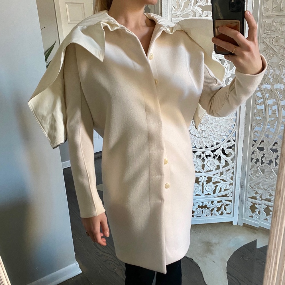 Rick Owens White Coat